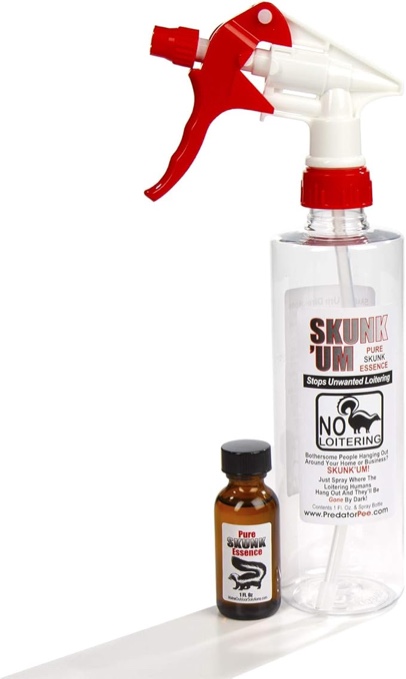 Skunk'Um Skunk Scent Spray - Stop Unwanted Loitering and Unwanted Guests