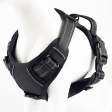 No-Pull Dog Harness - Adjustable & Breathable, Soft Padded Vest for Small to Large Dogs, Easy-On & Comfortable Fit, Reflective Straps for Safety, Perfect for Walking & Training (Black, L)