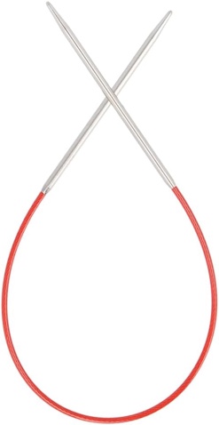 ChiaoGoo Knit RED Circular Needle 23cm 3.25mm - 1pc