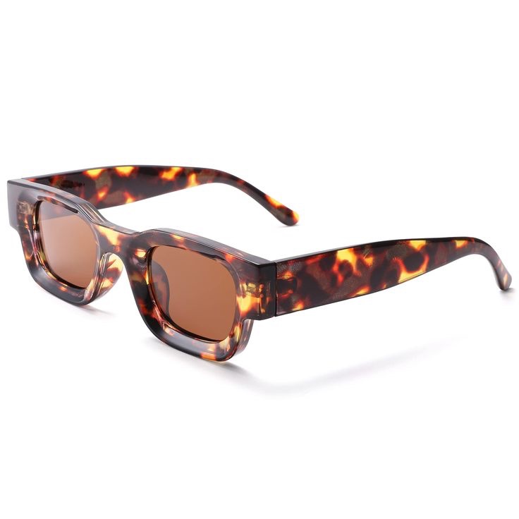 braylenz retro 90s chunky square sunglasses for women & men - thick polarized uv400 protection, lightweight unisex frame