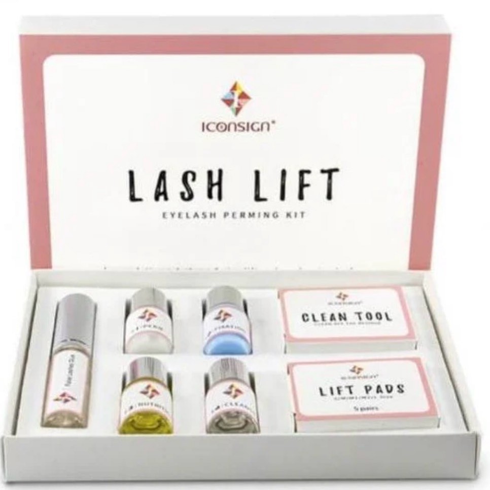 ICONSIGN ESSNS Lash Lift Kit - Professional Lash Perming For Eyelash Grooming, Lashlifting, And Feathered Eyebrows - Clear