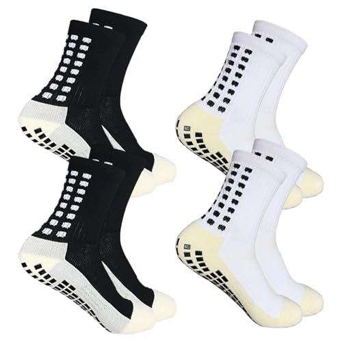 YUFREE SUN Men's Soccer Socks - Non Skid Anti Slip Socks for Football Basketball Hockey Rugby Sports
