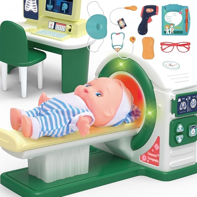 Losbenco Doctor Kit for Kids, Pretend Play Doctor Set, Doctor Kit for Toddlers 3-5 with Complete Acc