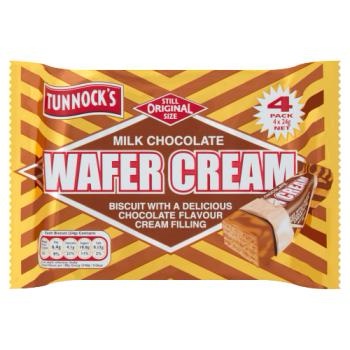 Tunnock wafer cream