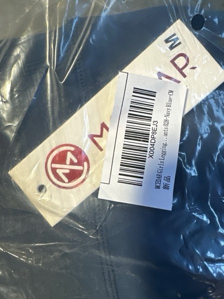 MCEDAR Girls Leggings Athletic Pants High Waisted Soft Yoga Pants Kids Workout Dance Tights Pants Blue Medium Slim