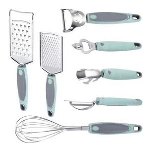 7piece Cooking Tool Set Silicone Collection Comfortable Nonslip Grip Cookware