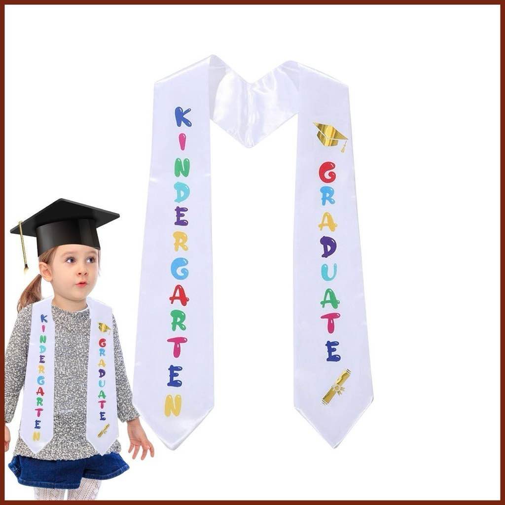 Kids Graduation Sash Kindergarten Preschool Graduation Sash Kindergarten Preschool Graduation Stole for Kids