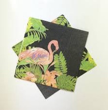 AYAROS 40pcs Pink & Multicolor Flamingo Disposable Napkins for Dinner Party, Luncheon, Baby Shower, Wedding, Pool & Tea Party