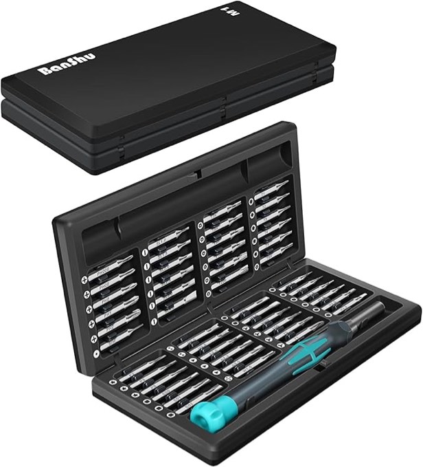 Banshu Precision Screwdriver Set, 49 in 1 Small Screwdriver Set with Case, Insulated Handle, Portabl
