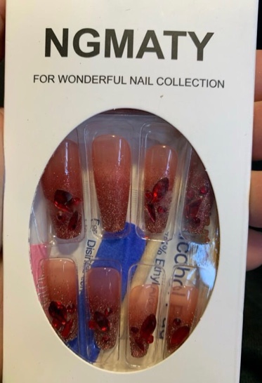 Press Nails Pink Gradient Manicure French Medium Square Nail Pads 12 Sizes - 24 Pcs Gel False Nail Set