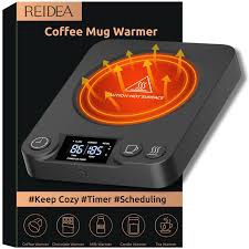 reidea neno coffee mug warmer with timer & scheduling, 35w rapid heatin
