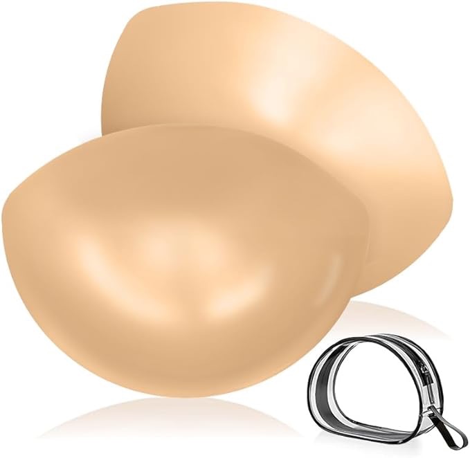Double Sided Sticky Bra Inserts,Adhesive Bra Insert Push Up Breast Bikini Pads Invisible Lift Bra Pa