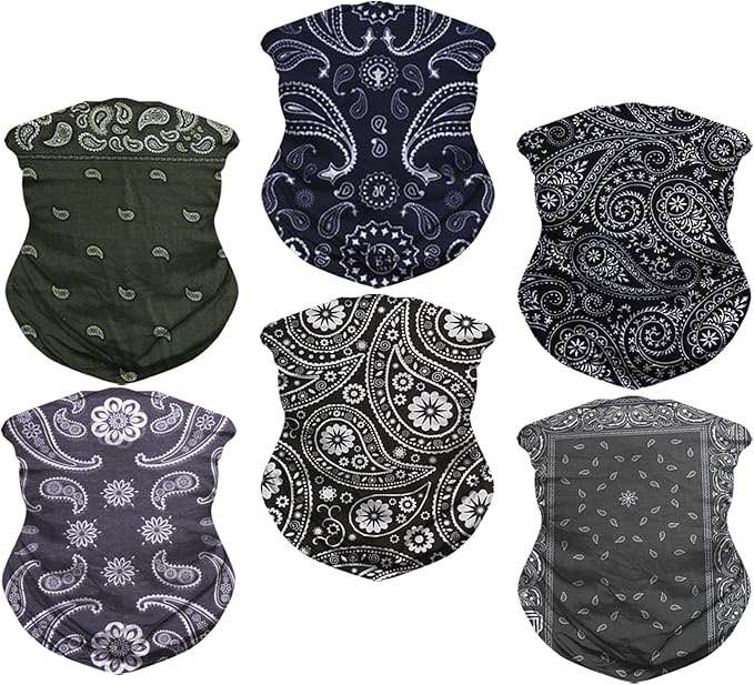 MOXBEST Neck Gaiter Mask Face Scarf Bandana Tube Cover Headwear Balaclava Headband Headwrap for Men and Women