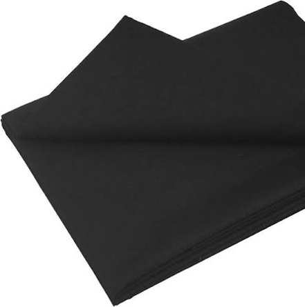 Master FAB -Black 100% Cotton Fabric by The Yard (Black, 1.1y*1pcs)