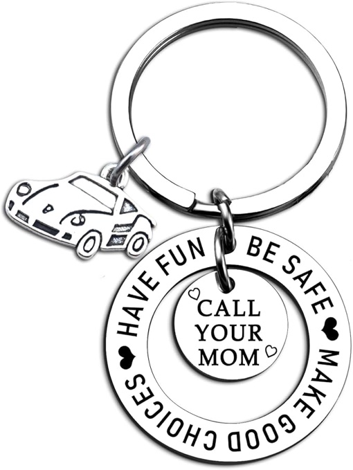 OEHEDOU Valentines Day Gifts For Teens Girls Teen Boys Valentines Gifts For Teens New Driver Keychain From Mom Teenager Coming Of Age Gift Long Distance Gift Go Away To College Presents