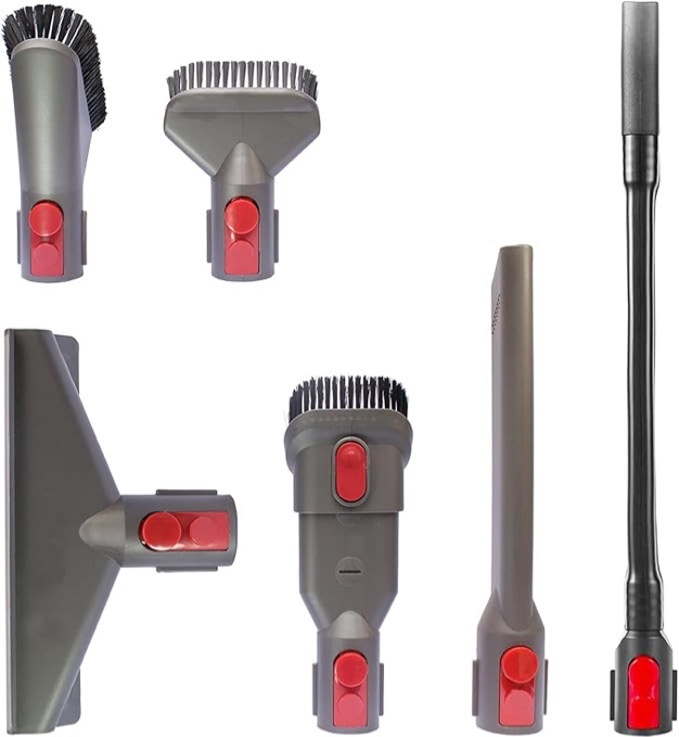 Replacement Vacuum Attachments for Dyson V7 V8 V10 V11 V15 Perfect for Dryer Vent, Car Detailing and