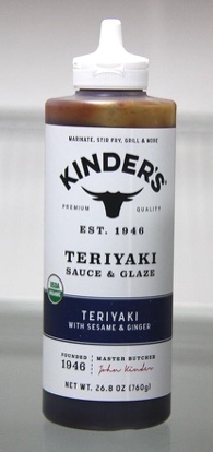 Kinders Teriyaki Sauce and Glaze With Sesame and Ginger, 25.7 Ounces Per Bottle | Marinate, Stir Fry