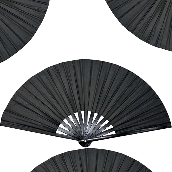 Fans for Line Dancing, 2 Pack Boots on The Ground Hand Fan, 13 Inch Rave Popping Fan Clacking Hand F