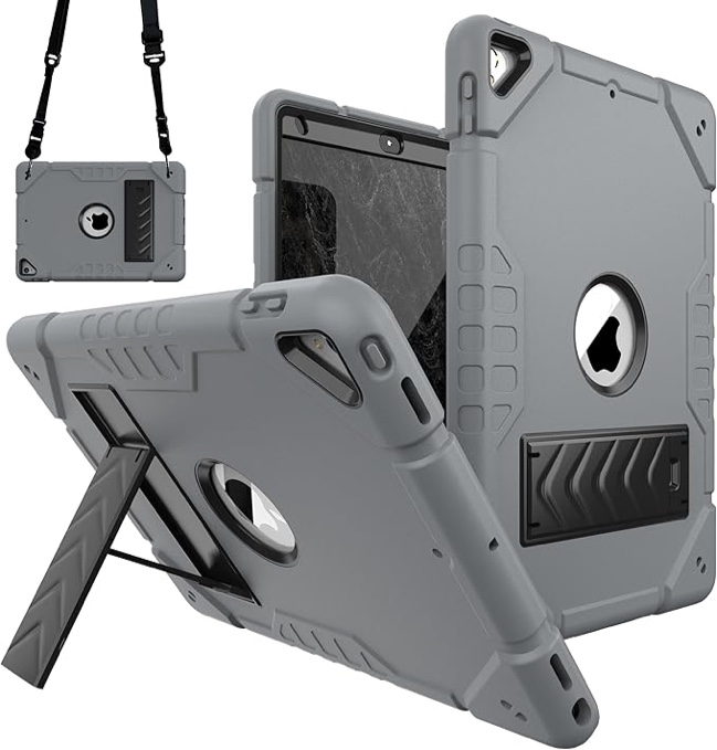 iPad Case 9th Generation, 7/8th Generation Case iPad 10.2 Inch with Kickstand 2 Angles Built-in Stan