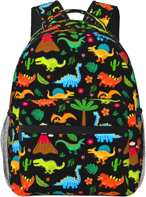 Cute Dinosaur Backpack 3D Print Backpacks Unisex Sports Travel Bag Gifts For Women Men Adults Fans 16 Inch