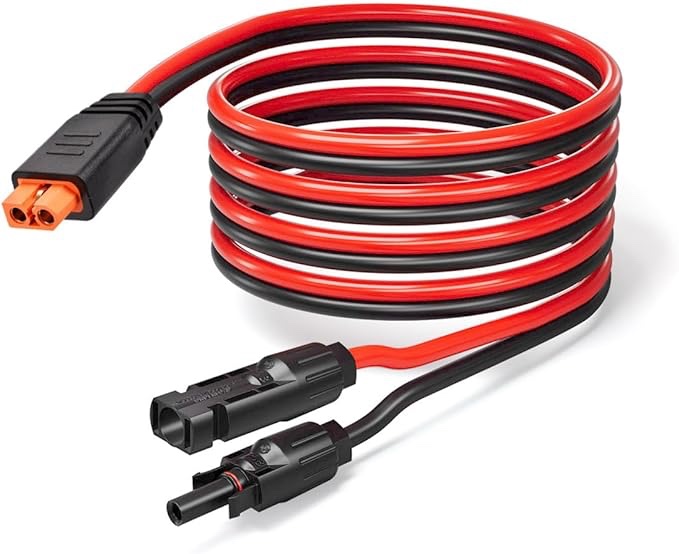 Solar Connector Cable 10AWG 10FT - XT60i Solar Panel to Charging Cable for RV, Portable Power Station