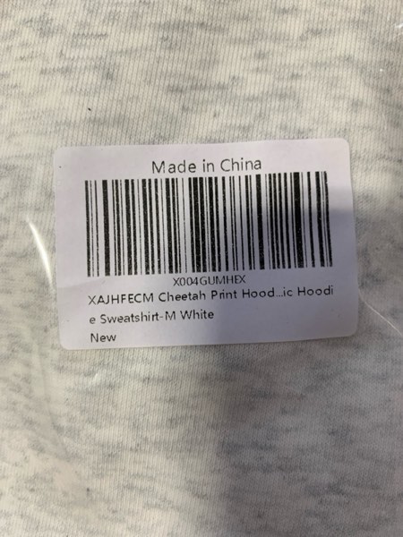 Womens Camo Hoodies cheetah Print Oversized Hooded Sweatshirt Pullover Hoodies Y2k Long Sleeve with Pocket Medium White