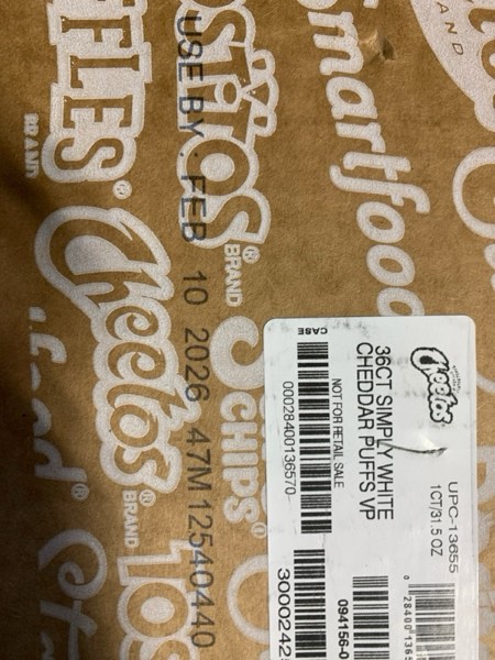 Simply Cheetos Puffs White Cheddar Cheese Flavored Snacks, .875 Ounce, 36 Count