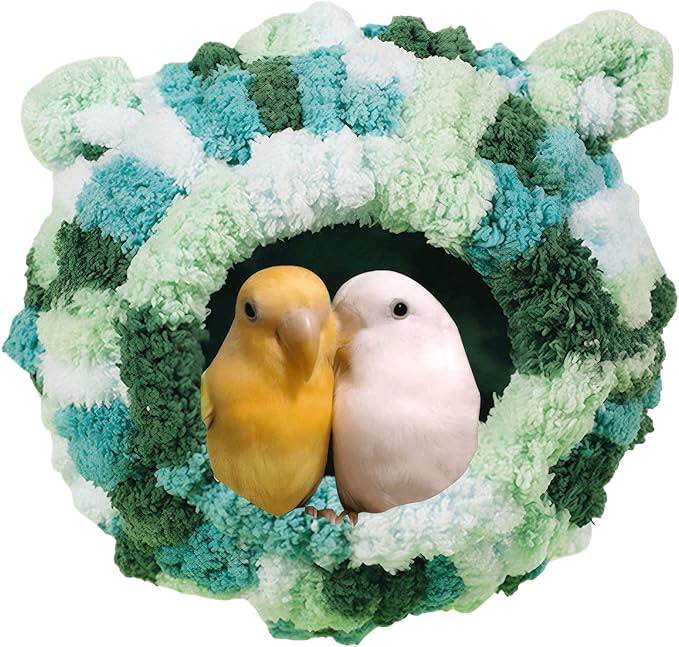 Fanlahmtasy Bird Nest for Cage - Built-in Skeleton Support, Stylish, Warm, and Comfortable Bird Bed,