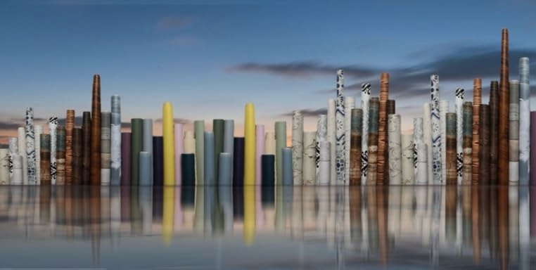 DIMOON White Orange Peel and Stick Wallpaper (78.7''x17.7'’)