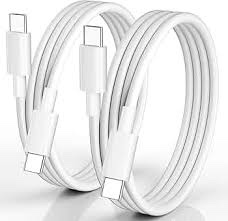 CLEEFUN USB C to USB C Cable 10ft, 2-Pack Type C to C Charger Cable 60W Fast Charging for iPhone 16 Pro Max/Plus/Pro, for iPhone 15 Pro Max Plus, for iPad/MacBook USB-C, Galaxy S24 S23