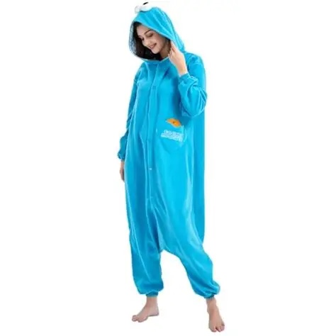 VEULENT Adult Unisex Onesie Pajamas Animal One-Piece Cartoon Costume Halloween Christmas Partywear Homewear Sleepwear Jumpsuit
