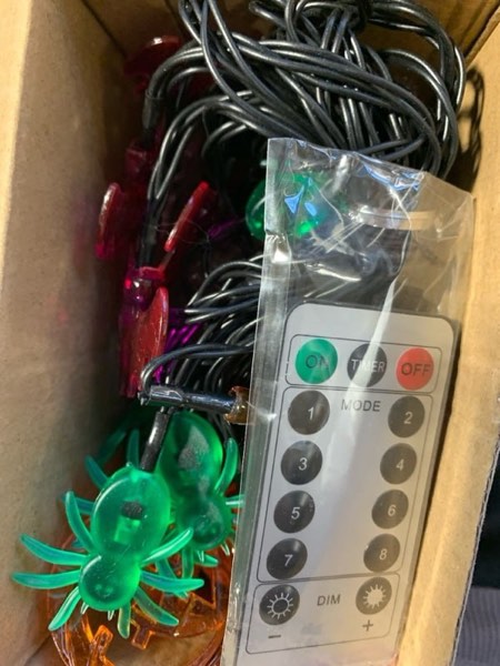 LED string lights with a remote control
