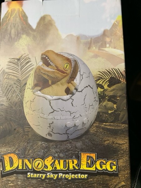 Galaxy Projector Star Night Light - Dinosaur Egg Aurora Starry Ceiling Projector with Timer, Room De