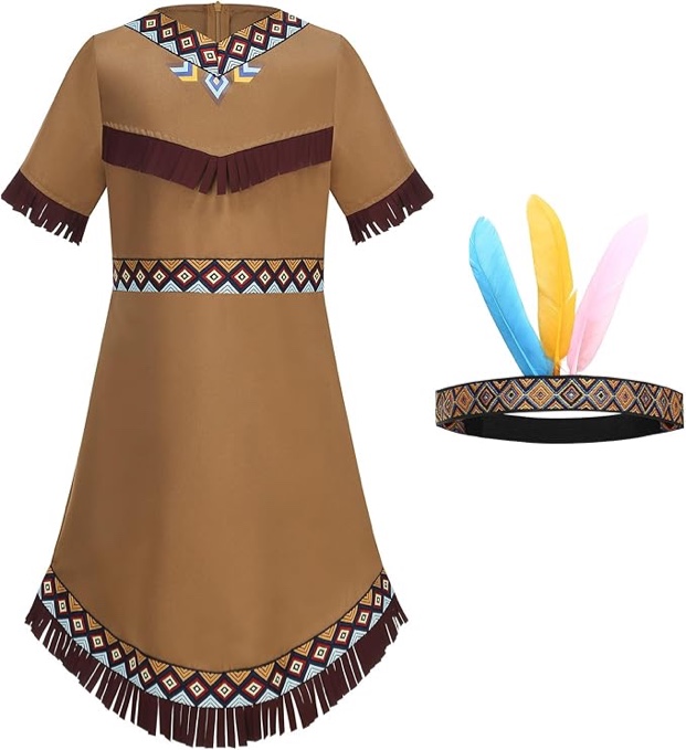 princess costume for girls dress up halloween cosplay outfits with headwear