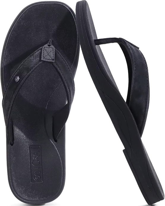 ONCAI Womens Cushion Flip Flops Women's Soft Comfortable Flip Flop Fashion Summer Beach Cute Lightweight Sandals for Woman Size 8