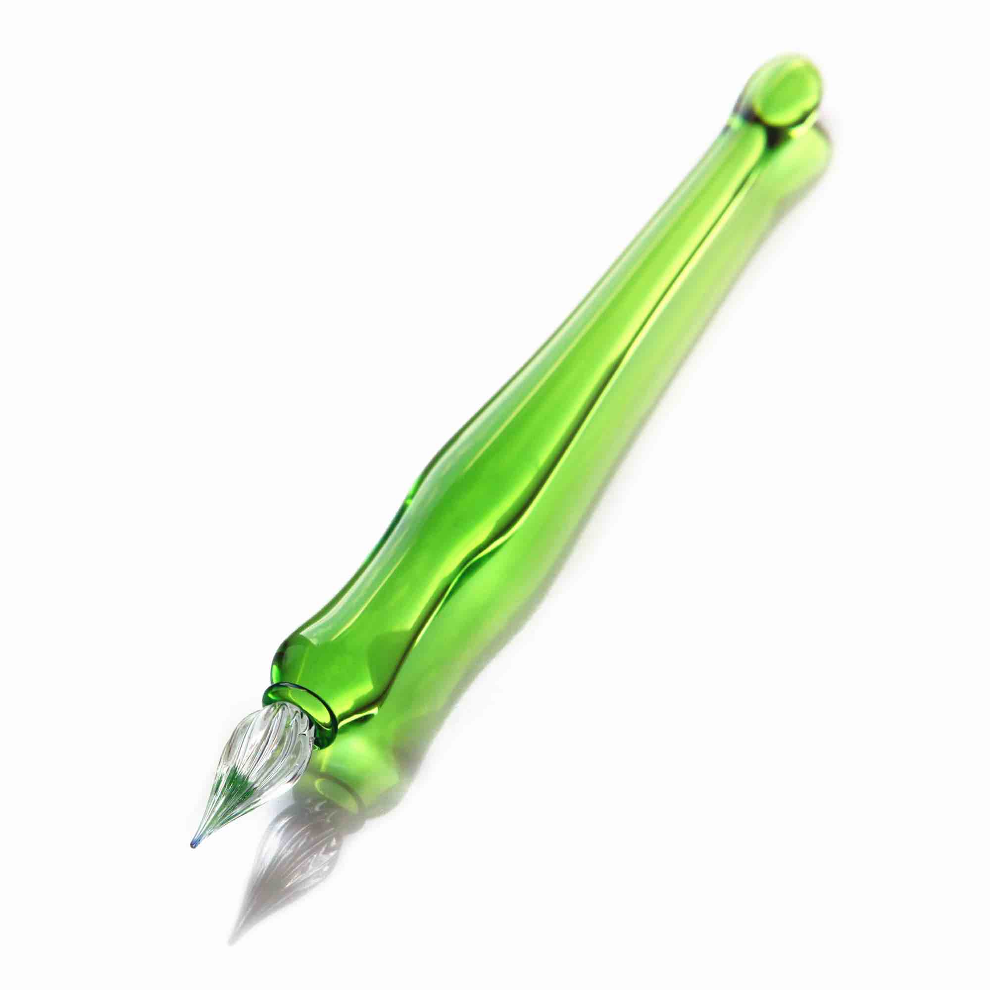 Handmade Glass Dip Pen Crystal Calligraphy Pen Signature Dipped Pen for Artist,Writing Drawing Decor