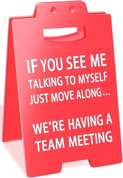 Funny Team Office Gifts Desk Decor for Team Meetings Cubicle Decor for Coworker Teammate Employee Bo