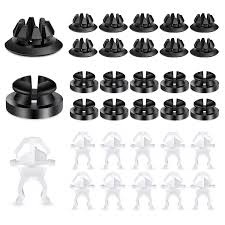 Hood Prop Rod Holder Clips, 30-Pack, Compatible with Honda Accord Odyssey Acura TSX, Car Engine Supp