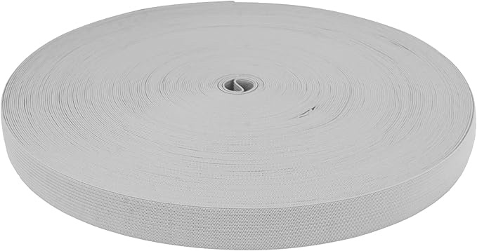 Mandala Crafts Wide 1/4 Inch Pink Elastic Bands Spool for Pants Waistbands Sewing and DIY Crafts, 15