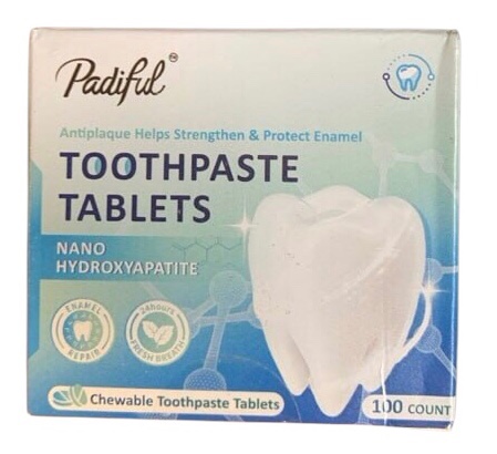 Toothpaste Tablets, Hydroxyapatite Chewable Toothpaste Tabs, Travel Mouthwash Tablets for Deep Clean