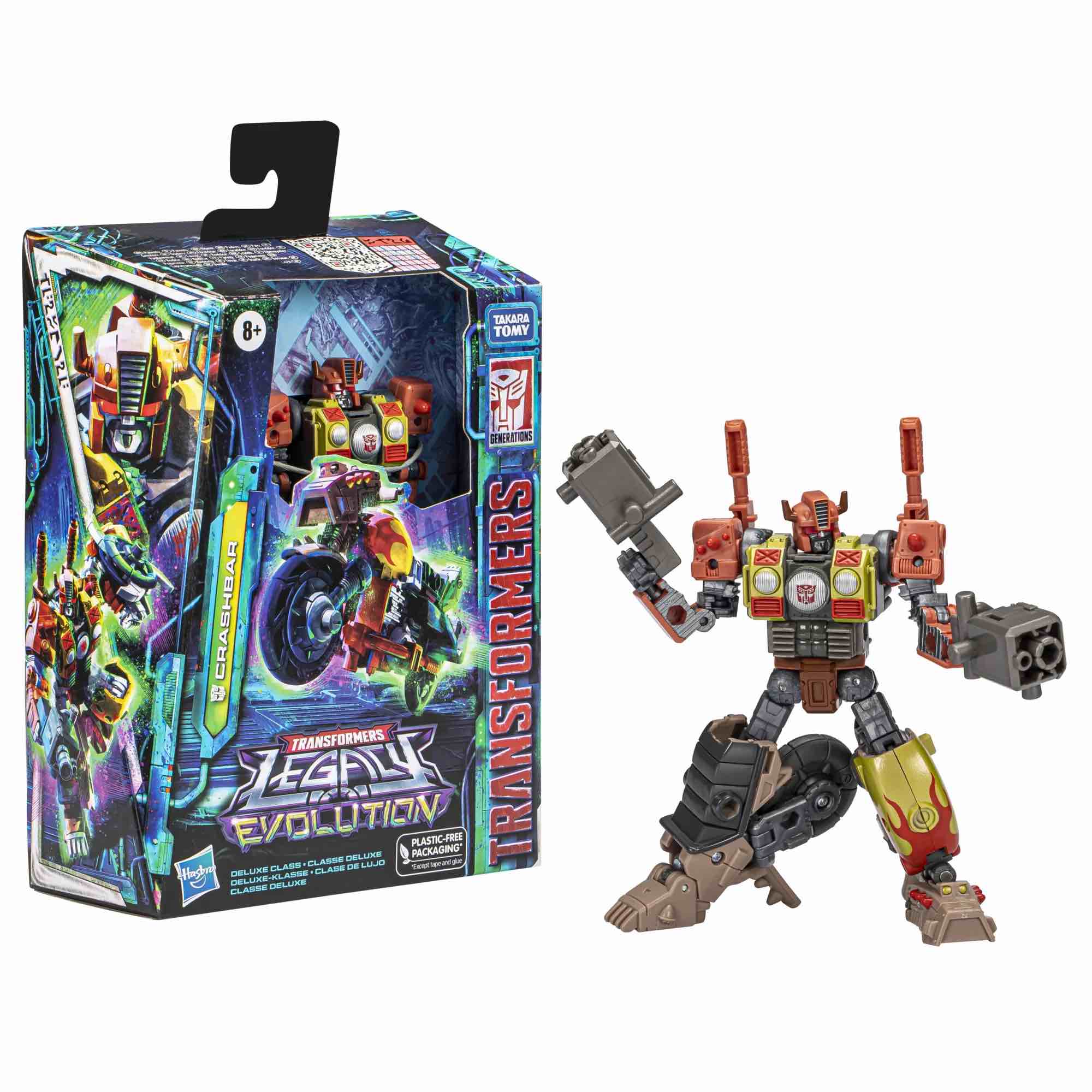 Transformers Legacy Evolution Crashbar Child Action Figure, 5.5 in Plastic, 0.4 lb