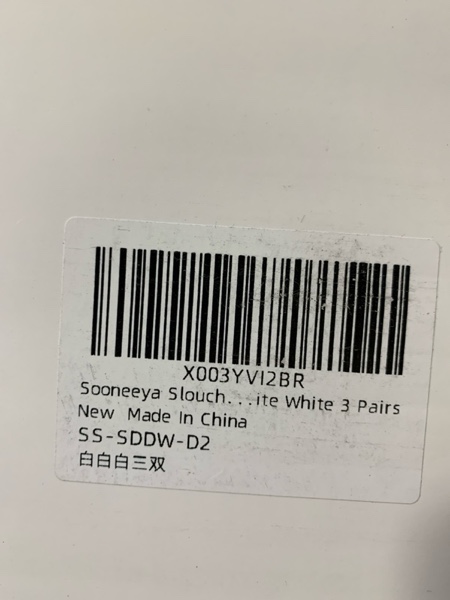 Condition photo showing New/Like New for Slouch Socks Women - Knee High Scrunch Socks - Boot Sock for Womens Size 5-11 One Size 3 Pairs - White White White