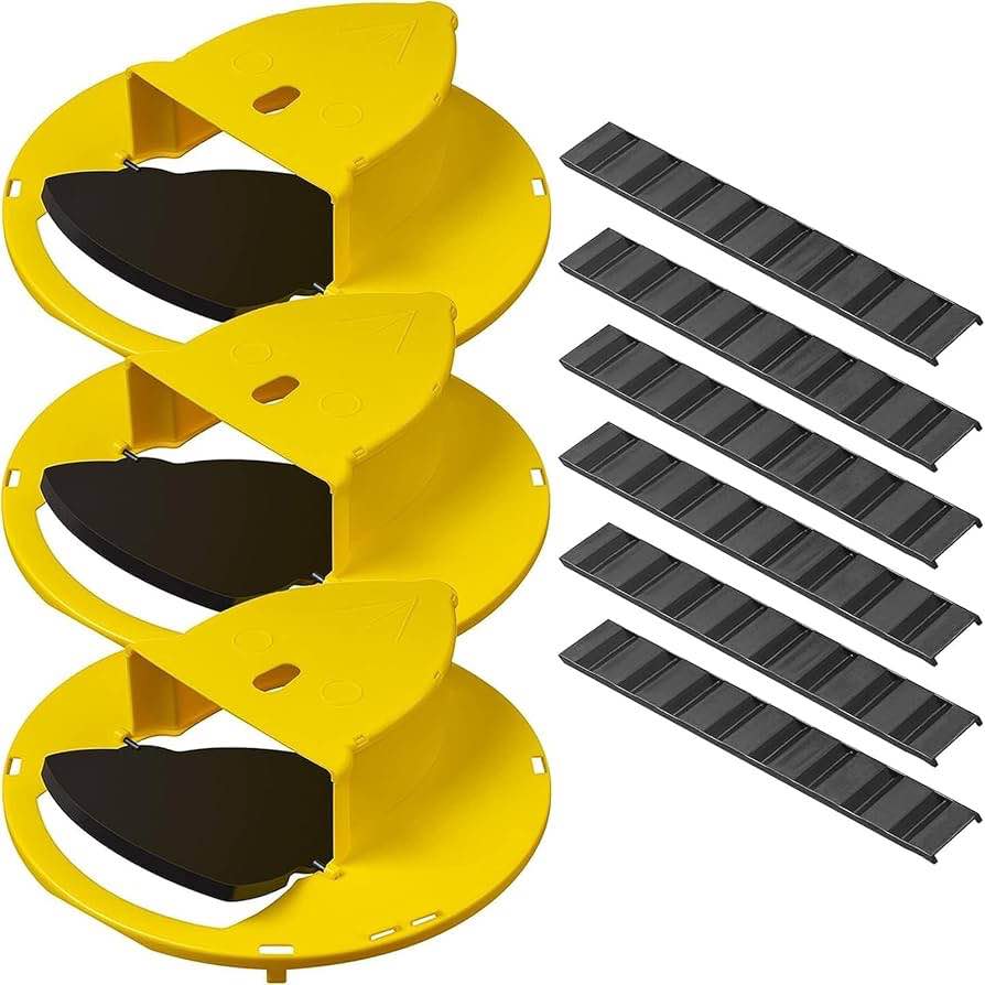 Mouse Trap Bucket, Automatic Mouse Traps with Flip Slide Lid, Reset Multi Catch Rat Trap,Humane Mouse Trap Indoor Outdoor Use