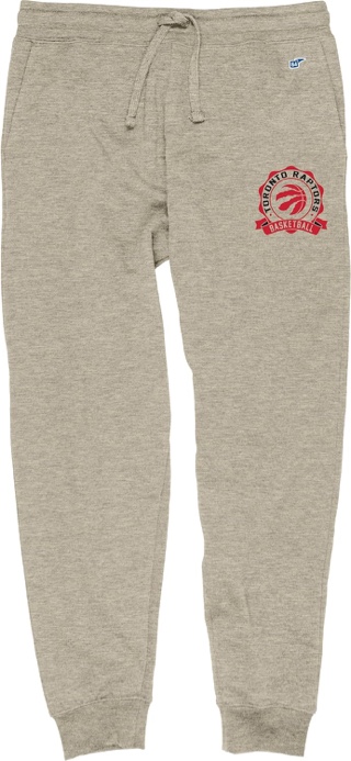 (Medium) Toronto Raptors NBA Officially Licensed Sweatpants Jogger Oatmeal, Medium