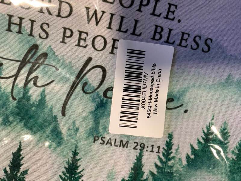 QIYUHOY Inspirational Christian Mouse Pad,God is Still Writing Your Story,Christian Gifts for Women,Non-Slip Rubber Base Mousepads for Home Office Dorm Desk Decor,9.5x7.9 inches