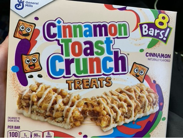 Condition photo showing Good Condition for Cinnamon Toast Crunch Breakfast Cereal Treat Bars, Snack Bars (8-Count) — BEST BY: 23 SEP 2025