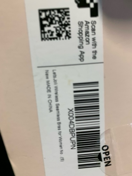 Condition photo showing New/Like New for Wireless Seamless Bras for Women No Underwire Push Up Scalloped V Neck Full Coverage Support Bralettes Everyday Bras Blue Large