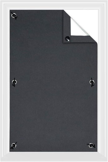 Greatime 100% Blackout Curtain with Suction Cup for Bedroom Skylights Office Windows Baby Travel Curtain Window Drapes Sun Shade for Car (Grey, 30" x 37")