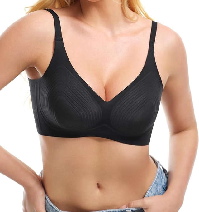 Womens Seamless Bra Shell Texture Breathable No Underwire Comfort Cool Bras Wireless Bralette Sport