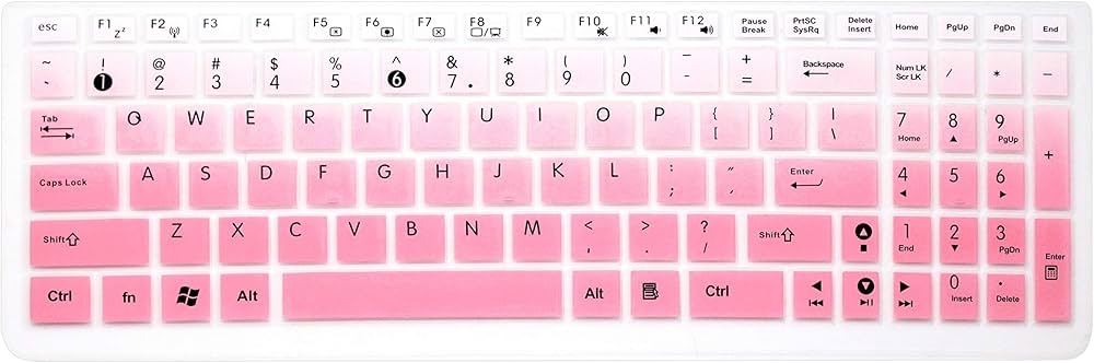 Keyboard Cover Skin Compatible with ASUS 15.6 inch F554LA F556UA GL552VW K501UX K501LX/K501UW GL502V